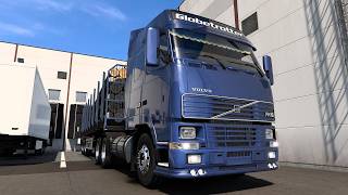 Volvo FH12 Straight Pipe Manual Gear Shifting Euro Truck Simulator 2 152 POV Driving｜ProMods ＃47 [upl. by Koran]