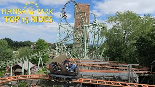 Top 15 Rides at Hansa Park [upl. by Idonna706]