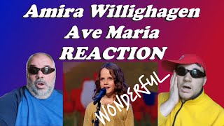 STUNNING Amira Willighagen Ave Maria REACTION FIRST TIME HEARING [upl. by Ellan]