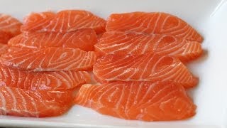 Quick Cured Salmon  How to Cure Salmon in 3 Minutes [upl. by Tap]