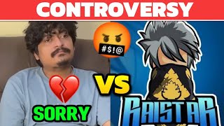 RAISTAR VS GYAN GAMING CONTROVERSY 🤬 PANEL USER 💔 [upl. by Bayard357]