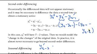 Time Series Forecasting 13 Data Differencing Part 2 [upl. by Ynohta]