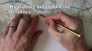 How to measure distance on a map  OS Map [upl. by Itsirk]