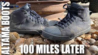 100 MILES LATER THE ALTAMA OTB MARITIME ASSAULT BOOTS REVIEW [upl. by Laurentium903]