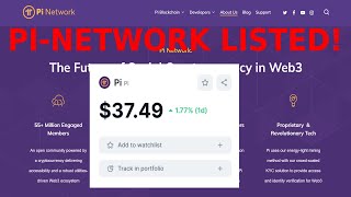 PINETWORK COIN LISTED IN THE COINMARKETCAP 2024  PI COIN REVIEW [upl. by Nohsed]