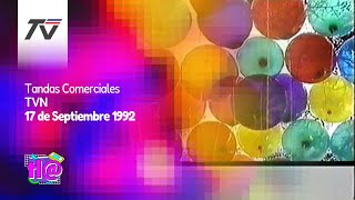 Tandas Comerciales TVN 17 de Septiembre 1992 [upl. by Nairod304]