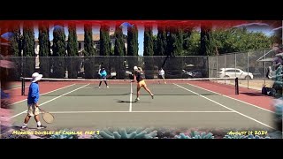 Morning Tennis Doubles at Cahalan part 3 August 14 2024 [upl. by Deana]