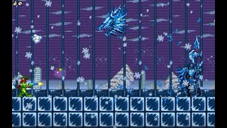 Jazz Jackrabbit 2  Frozen Knight Jailer Boss Fight [upl. by Boardman]