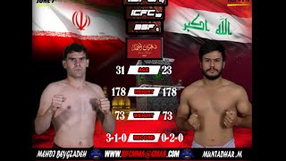 Montazer Mohamed vs Mehdi Beyzadeh 73 kg ICFC18 [upl. by Ardnikal]