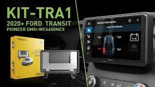 iDatalink Maestro TRA1  Installation tutorial for Ford Transit  Modular Radio Replacement [upl. by Liryc]