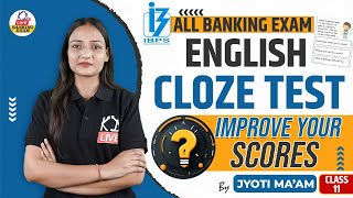 All Banking Exams 2024  Are You Ready  Ultimate English Cloze Test🎓  By Jyoti Mam [upl. by Ahsatsana]