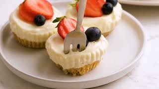 Mini No Bake Cheesecakes [upl. by Cherish]