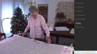 How to Tie Quilt for Beginners  with Elaine Lockett [upl. by Jecoa]