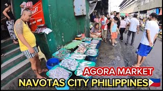 AGORA MARKET NAVOTAS CITY PHILIPPINES🇵🇭 Walk  tour [upl. by Ros261]