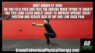 Body Armor EP 1098 Do you fold over and face the ground when trying to squat Use this Long [upl. by Adnarrim]