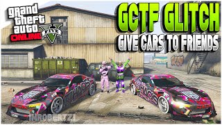 GTA 5 Give Cars To Friends Glitch Anywhere GCTF Glitch How To Trade Cars FREE GTA 5 Glitches [upl. by Theran]