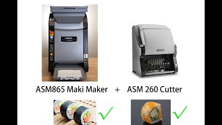 New Autec ASM865 ASM865A Sushi Machine Maki Maker amp ASM260 ASM260A Maki Cutter Price For Sale [upl. by Flanders]