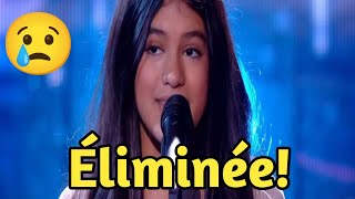 The Voice Kids 2024 la Réunionnaise Inès éliminée en demifinale [upl. by Eimmij]