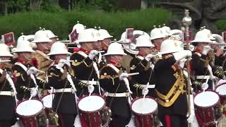 Beating Retreat 2024 Bands of the Royal Marines British Grenadiers [upl. by Schatz]