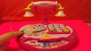 VTECH LATEST TALK AND TEACH DISNEY PRINCESSES ENGLISH TELEPHONE [upl. by Petr863]