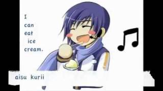 Kaitos Ice Cream Song  Engl Sub  MP3  aka quotAn Answer To Hatsune Mikuquot [upl. by Audry]