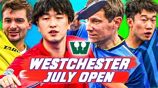 Westchester Table Tennis Center July Open Highlights Ft Robert Gardos amp Koyo Kanamitsu [upl. by Tereb]