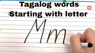 Tagalog words starting with letter M [upl. by Nyrret]