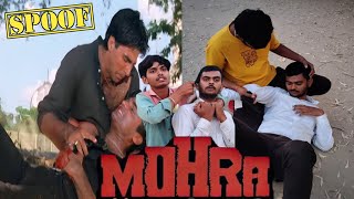 Mohra Movie Spoof  Mohra Movie Last Fight Scene  Akshay Kumar ने Sunil Shetty की मौत का बदला लिया [upl. by Redwine]