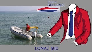 LOMAC 500 gommone usato test in acqua [upl. by Lucrece]