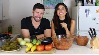 Kurdish Dolma Recipe  Stevie and Sazan [upl. by Ehsiom]