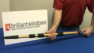 Brilliant Windows  Ettore 24 ft Internal Locking Pole [upl. by Hahn]