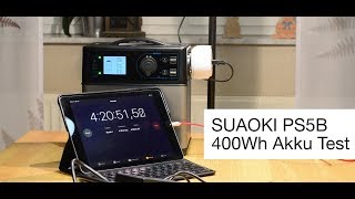 Der portable Generator Suaoki 400wh im Test  wie lang hält der Akku des Solar Generator PS5B [upl. by Seidler]