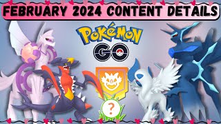 NEW February 2024 Content Coming to Pokémon Go [upl. by Mccord]