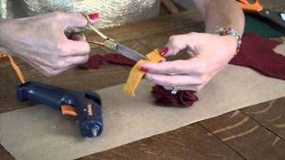 How to Make a Vintage Felt Flower Corsage Brooch  Felt Crafts amp More [upl. by Ringe]