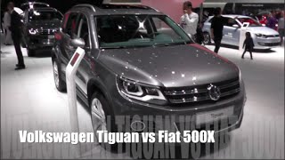 Volkswagen Tiguan 2015 vs Fiat 500X 2015 [upl. by Ralaigh948]