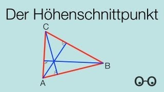 Was hat der Höhenschnittpunkt mit den Mittelsenkrechten zu tun [upl. by Shimberg]