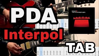 PDA  Interpol Cover and TAB [upl. by Yelsek]