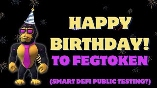 Feg Token turns 3 years old Today Smart Defi public testing MUST WATCH 👀 [upl. by Greenlee]