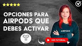 OPCIONES para AirPods que DEBES ACTIVAR  🎧 Trucos y tips Auriculares iPhone 🎧​ [upl. by Amorita534]