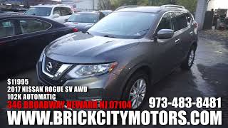 2017 NISSAN ROGUE SV AWD Why so Cheap  BEST USED CARS NJ [upl. by Ellinet]