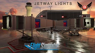 MSFS2020Custom Jetway Lights [upl. by Hbaruas]