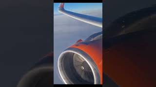 LEAP1A Blades Rotating  A321neo Wing Elasticity During Turbulence aviation A321neo turbulence [upl. by Noble396]