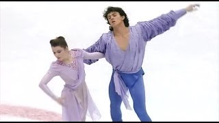 HD Natalia Mishkutenok and Artur Dmitriev  1992 Albertville Olympic  Free Skating [upl. by Ignacius741]