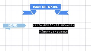 Währungsrechnen [upl. by Morentz]