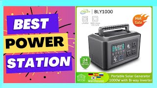 Best 1024Wh Camping Portable 1000W Power Station Review [upl. by Annaiel919]