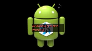 Androzen pro error  Androzen pro not working  Androzen pro not open All problem solve [upl. by Vaish]