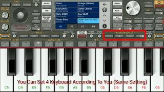 ORG Mobile Piano App Setting Part 3 How To Set Keyboard [upl. by Ocer]