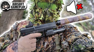 ODIAN mi traje GHILLIE y SILENCIADOR 🤬 ▬ Yio Airsoft Gameplay ▬ SSX23 Novritsch [upl. by Aihtennek569]