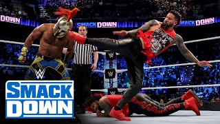 The New Day vs The Usos  SmackDown Tag Team Title Street Fight SmackDown Jan 7 2022 [upl. by Alram]