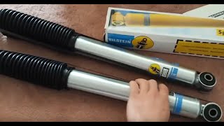 Bilstein 5100 shocks and steering damper install [upl. by Walcoff]